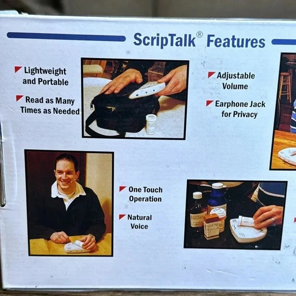 NWT SCRIPT TALK STATION Talking Prescription Medicine Meds RX Station - Picture 15 of 16